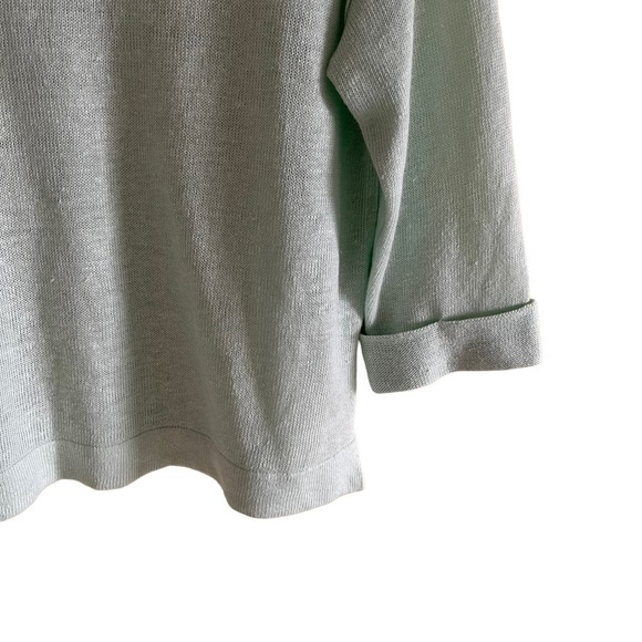 Eileen Fisher Light Green Blouse - Picture 5 of 5